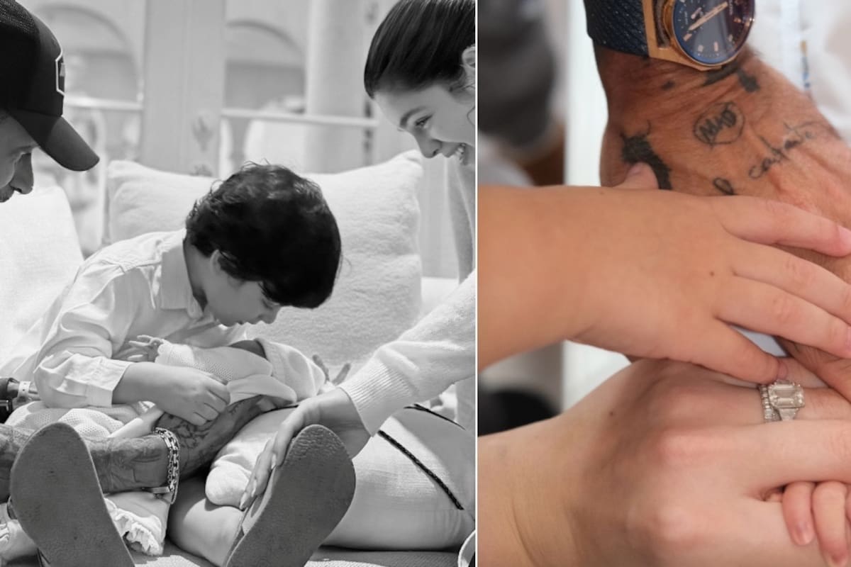 Nadia Ferreira y Marc Anthony compartieron las primeras imágenes de su hija Myla, quien se convirtió en la segunda hija de la pareja y la octava del cantante.