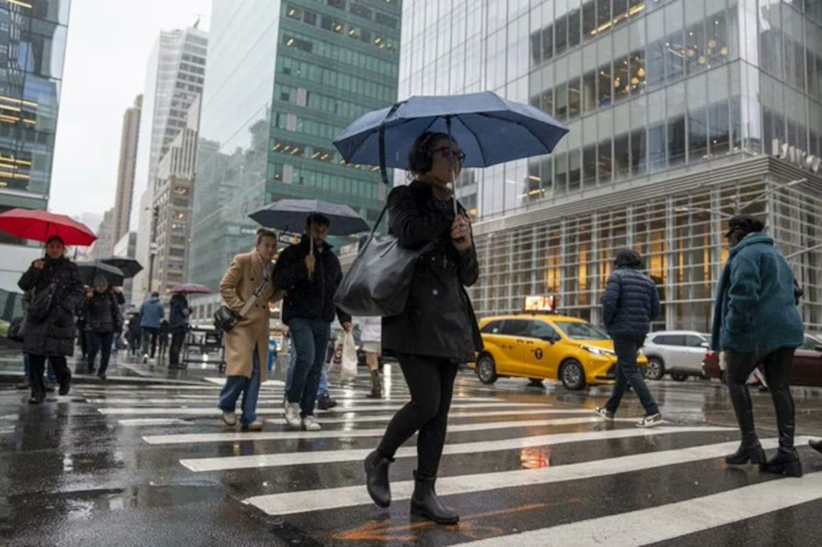Una fuerte tormenta azota el noreste de Estados Unidos.