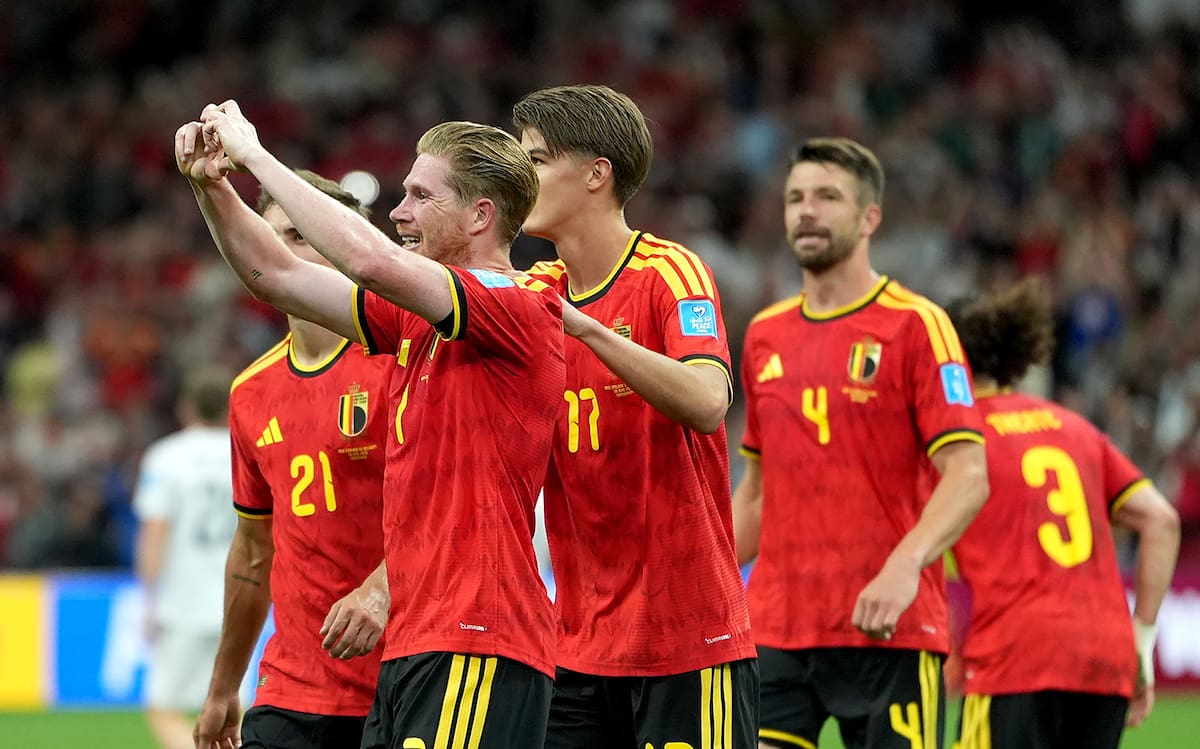 Bélgica ganó el Grupo G del Mundial con una goleada en la última fecha. //Foto, EFE: BOB FRID