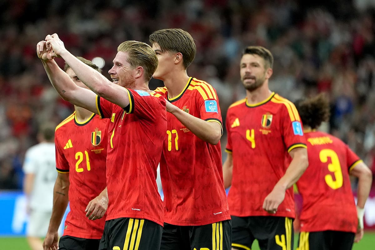 Bélgica ganó el Grupo G del Mundial con una goleada en la última fecha. //Foto, EFE: BOB FRID
