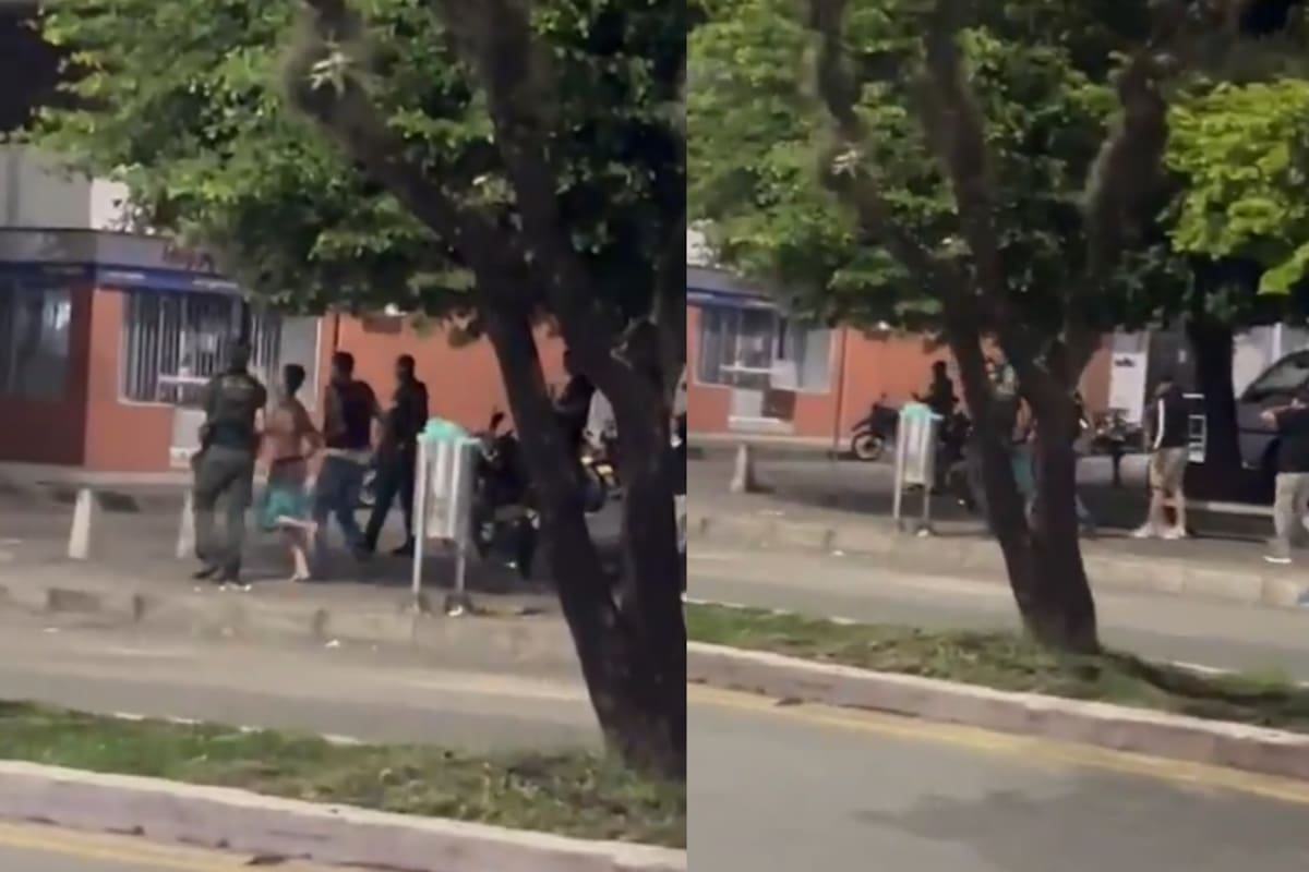 La estación de Policía de Aguachica fue nuevamente blanco de un ataque con explosivos durante la madrugada de este lunes. Captura de video en: X.