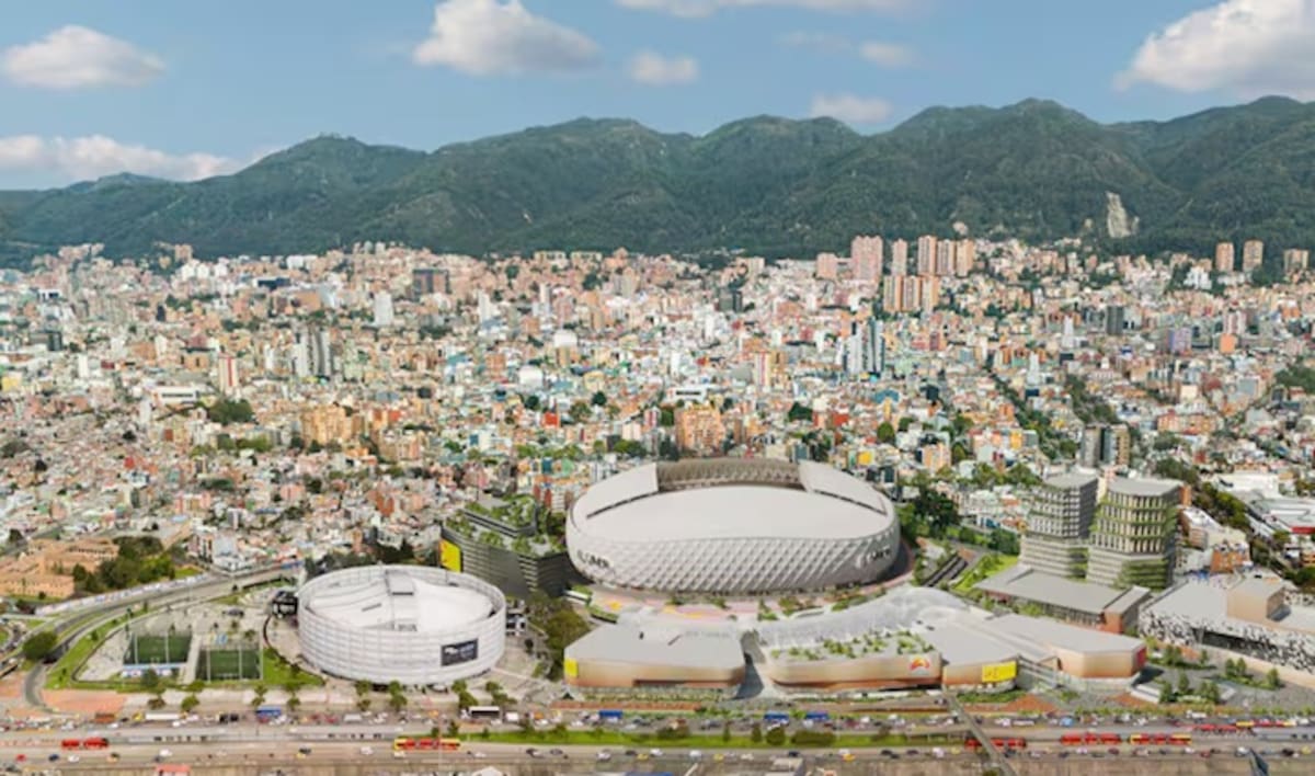 Así será el nuevo estadio El Campín de Bogotá.