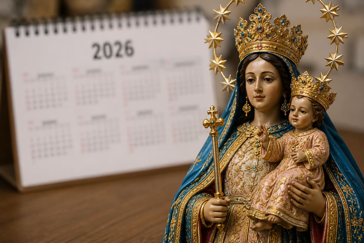 El nuevo festivo celebra el Día de la Virgen de Chiquinquirá y rinde homenaje al municipio de Chiquinquirá, Boyacá. // Foto: ilustración creada con IA (ChatGPT)