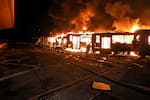 Detalles de la emergencia: nuevo incendio en el Portal de Metrolínea de Girón deja 24 buses afectados