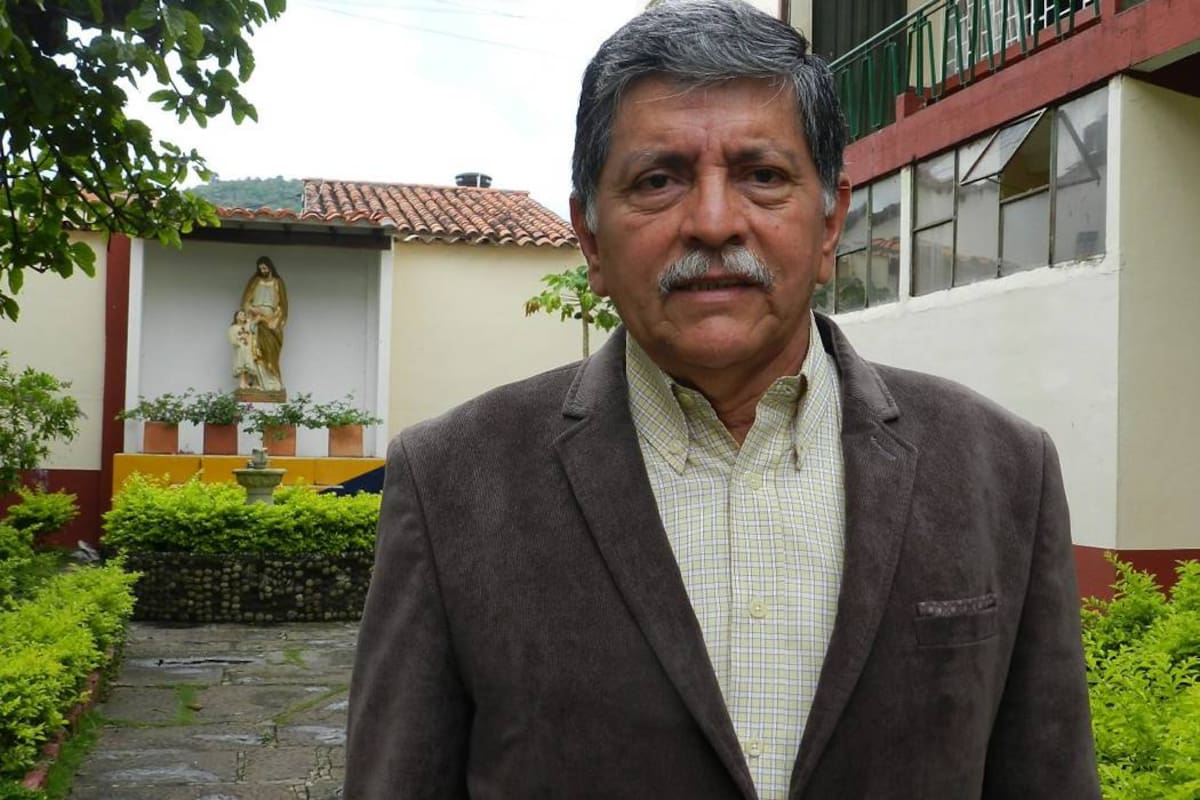 José Antonio Ballesteros Vásquez es el nuevo rector del colegio San José de Guanentá de San Gil. (Foto: Juan Manuel MoralesVANGUARDIA LIBERAL)