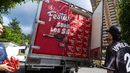 Nutresa sorprendió a WestCol con un camión cargado de galletas