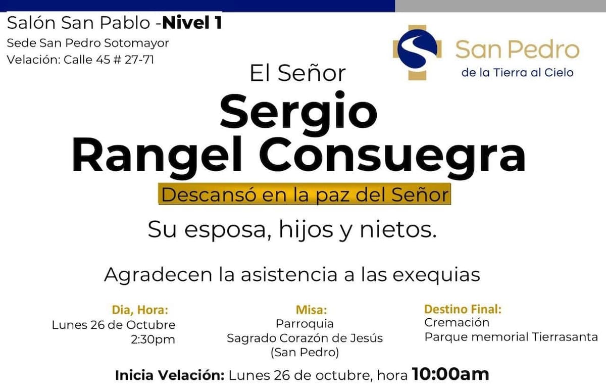 Hoy es el sepelio