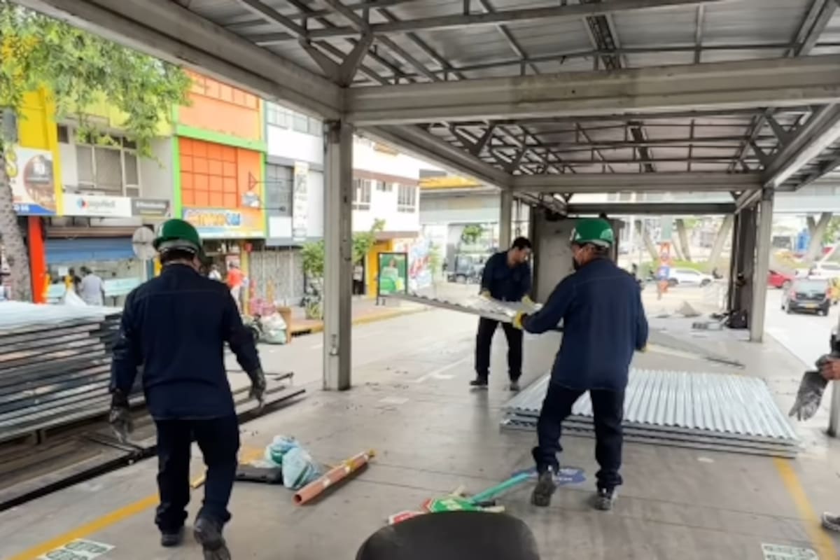 La Alcaldía anunció el inicio de las obras de recuperación de las estaciones de Metrolínea (Imágenes suministradas / VANGUARDIA)