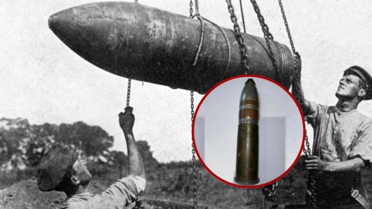Una sacerdote encontró un obús de la I Guerra Mundial mientras ordenaba su casa parroquial en París.