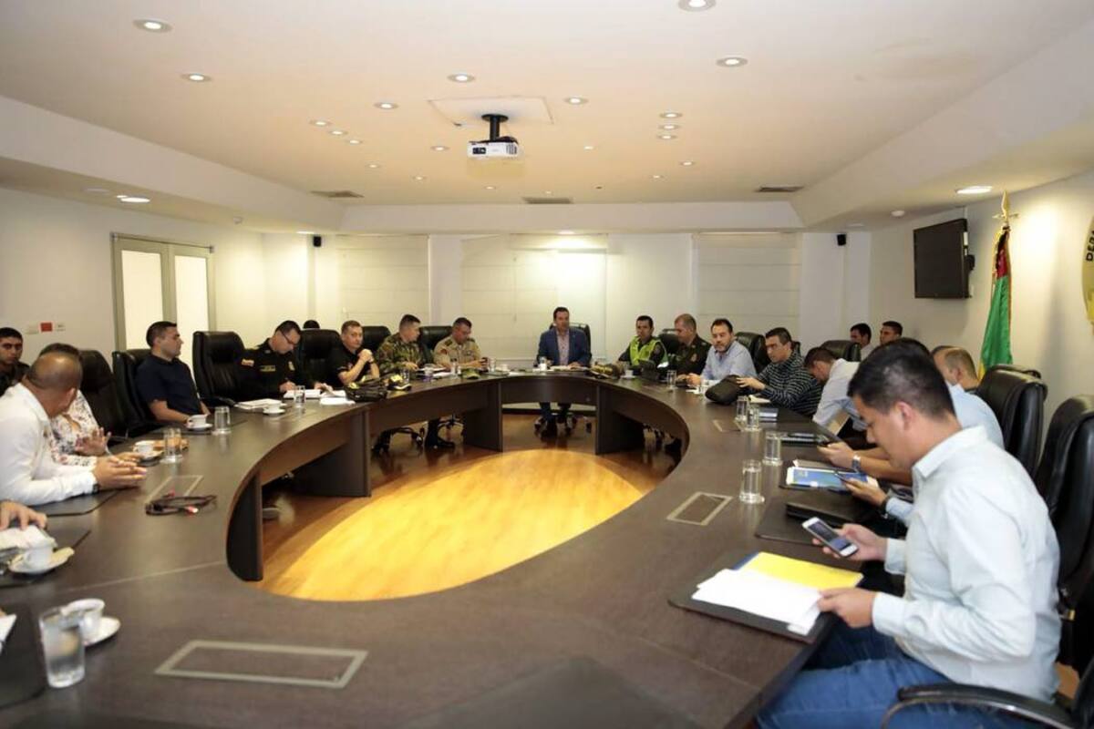 Ayer se cumplió un consejo de seguridad para evaluar el secuestro de un finquero, quien fue privado de la libertad el miércoles en límites entre Santander y Cesar. (Foto: Suministrada/VANGUARDIA LIBERAL)