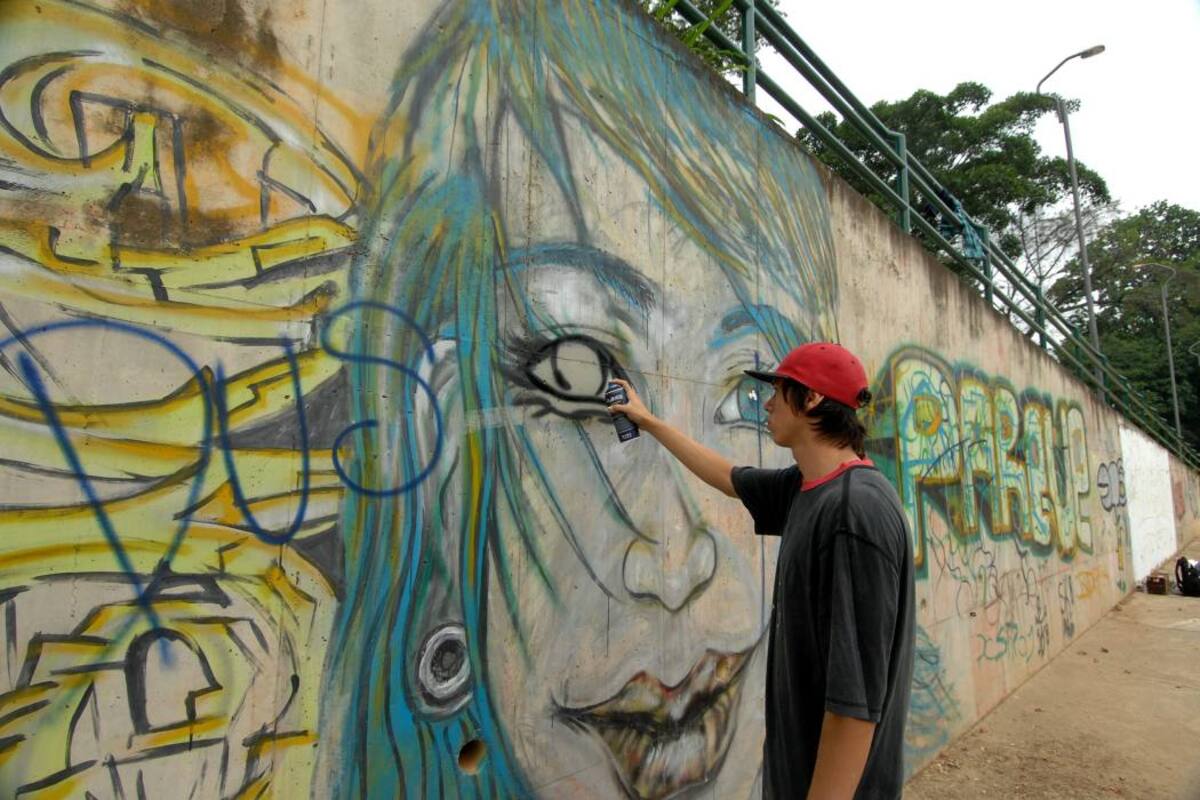 El graffiti y en general los murales permiten identificar a distintos grupos juveniles. Sus ‘musas’ son la cultura ‘Hip Hop’ y otras expresiones artísticas y culturales. (Foto: Fotografía: Jaime Del Río Quiroga)