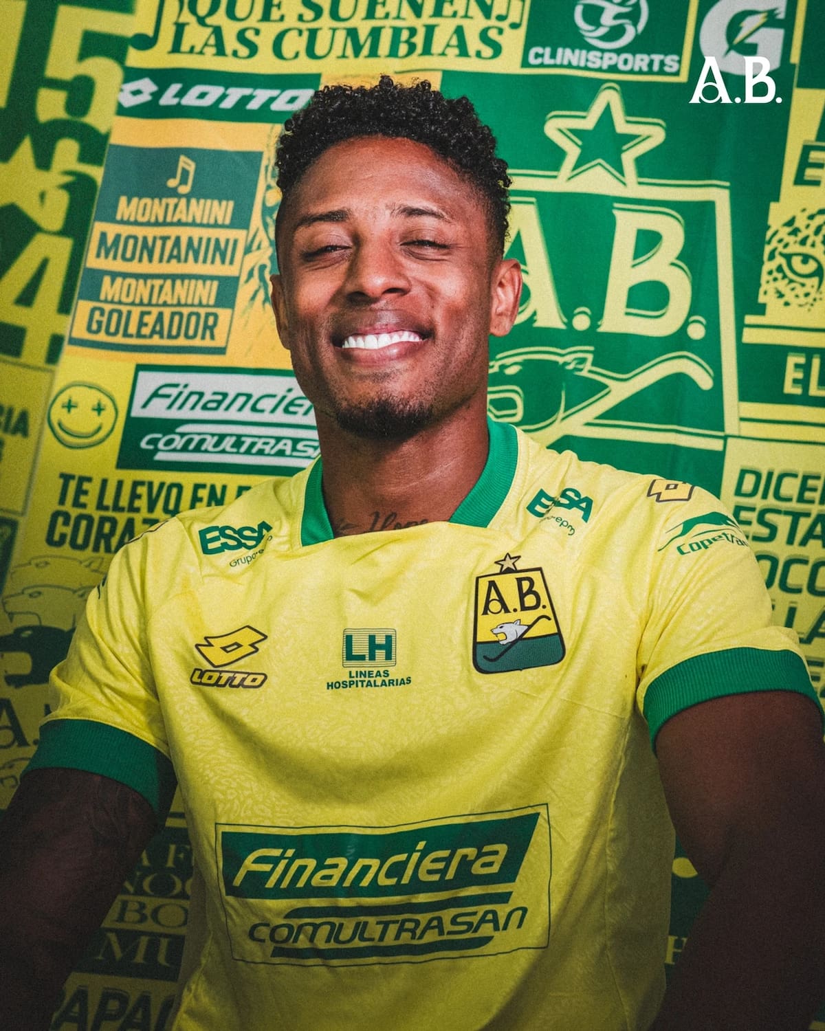 Omar Albornoz, extremo cartagenero de 30 años, es el primer refuerzo del Atlético Bucaramanga para la Liga BetPlay II de 2026. / Foto: Atlético Bucaramanga