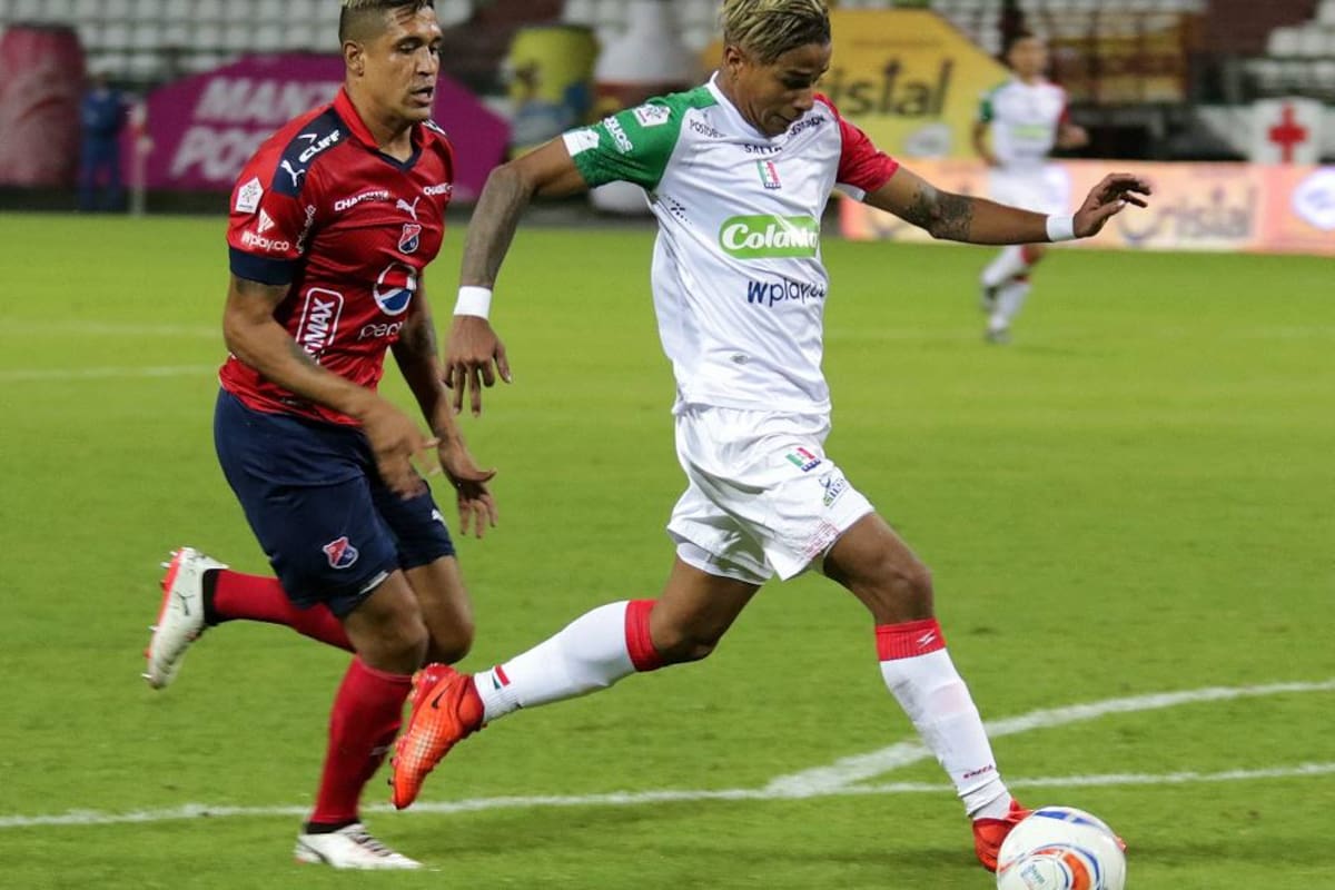 Once Caldas se impuso 3-2 sobre Medellín, en el partido más atractivo de la séptima jornada de la Liga Águila I de 2018. (Foto: Colprensa / VANGUARDIA LIBERAL)