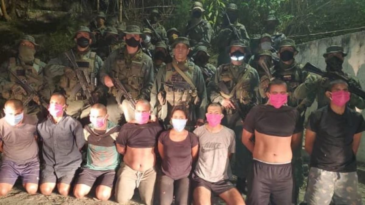 Algunas de las personas detenidas en la Operación Gedeón. Tomada de X / VANGUARDIA