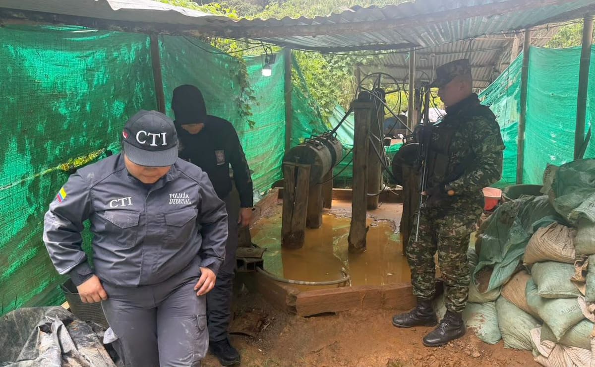 Operativo contra la minería ilegal en Santander: incautan explosivos, oro y $92 millones