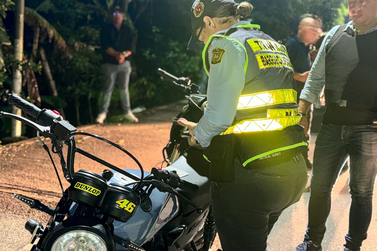 La secretaría de ambiente, la Inspección de Tránsito y la Policía adelantan operativos para controlar las motocicletas que generan ruido excesivo en Barrancabermeja.
Suministrada/Vanguardia
