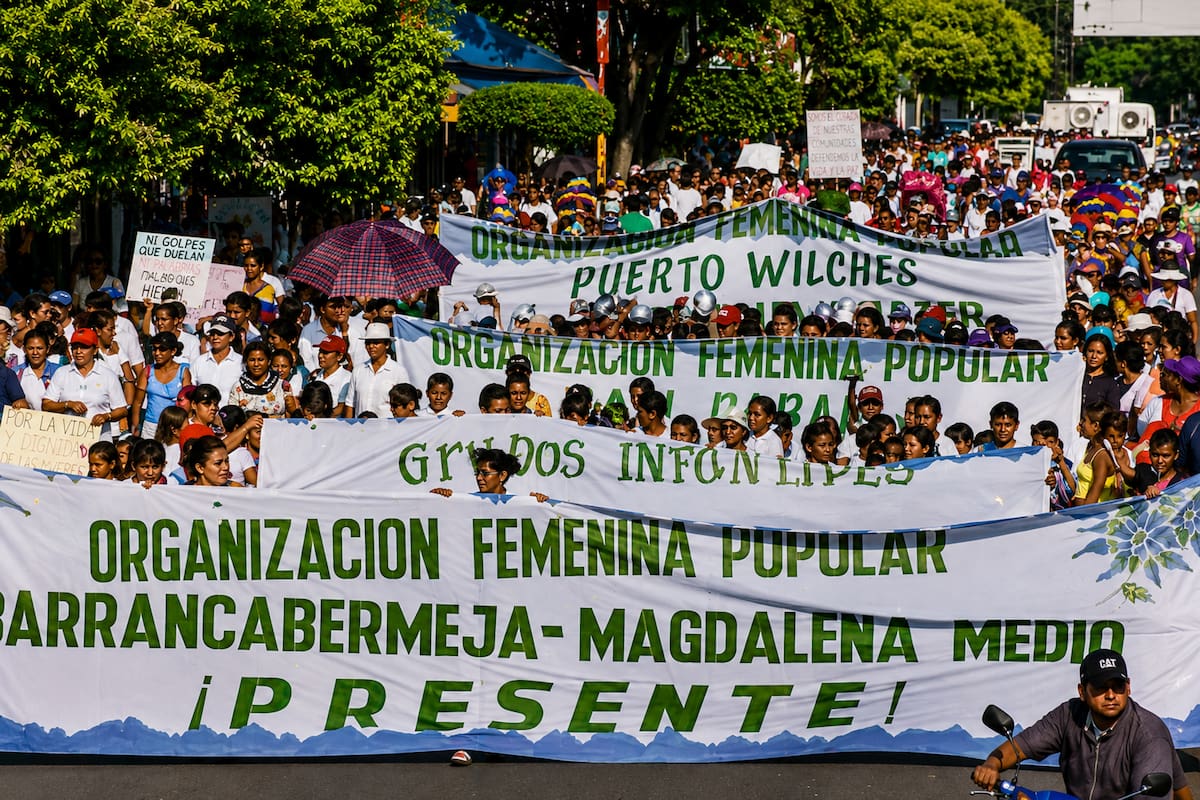La Organización Femenina Popular sigue rechazando la guerra, orientando a otras mujeres y reclamando sus derechos desde que inició hace 54 años.
