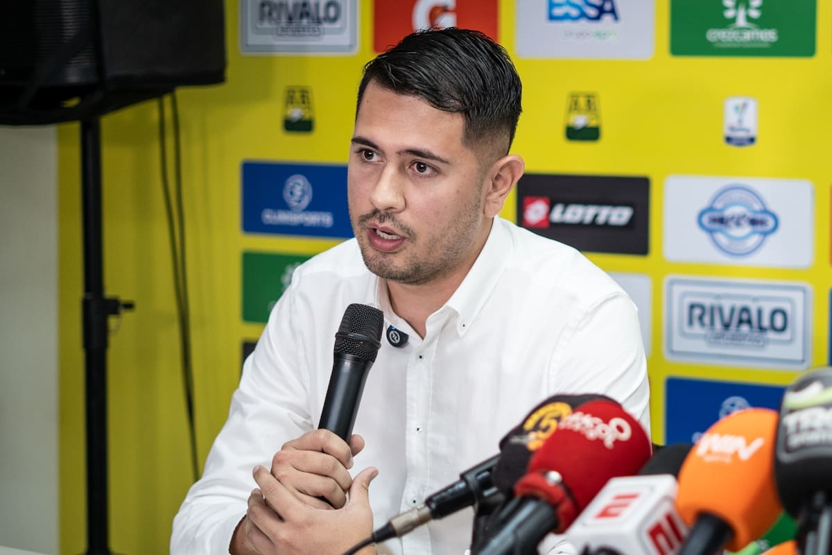 Óscar Álvarez Júnior, presidente de Atlético Bucaramanga. (Foto: Byron Pérez / VANGUARDIA).