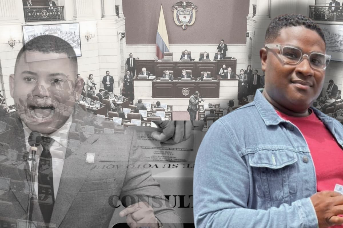 La campaña de Óscar David Benavides se consolidó con el respaldo de consejos comunitarios del Pacífico y una narrativa crítica frente a la representación afro en el Congreso. Fotos de: X / montaje: Vanguardia