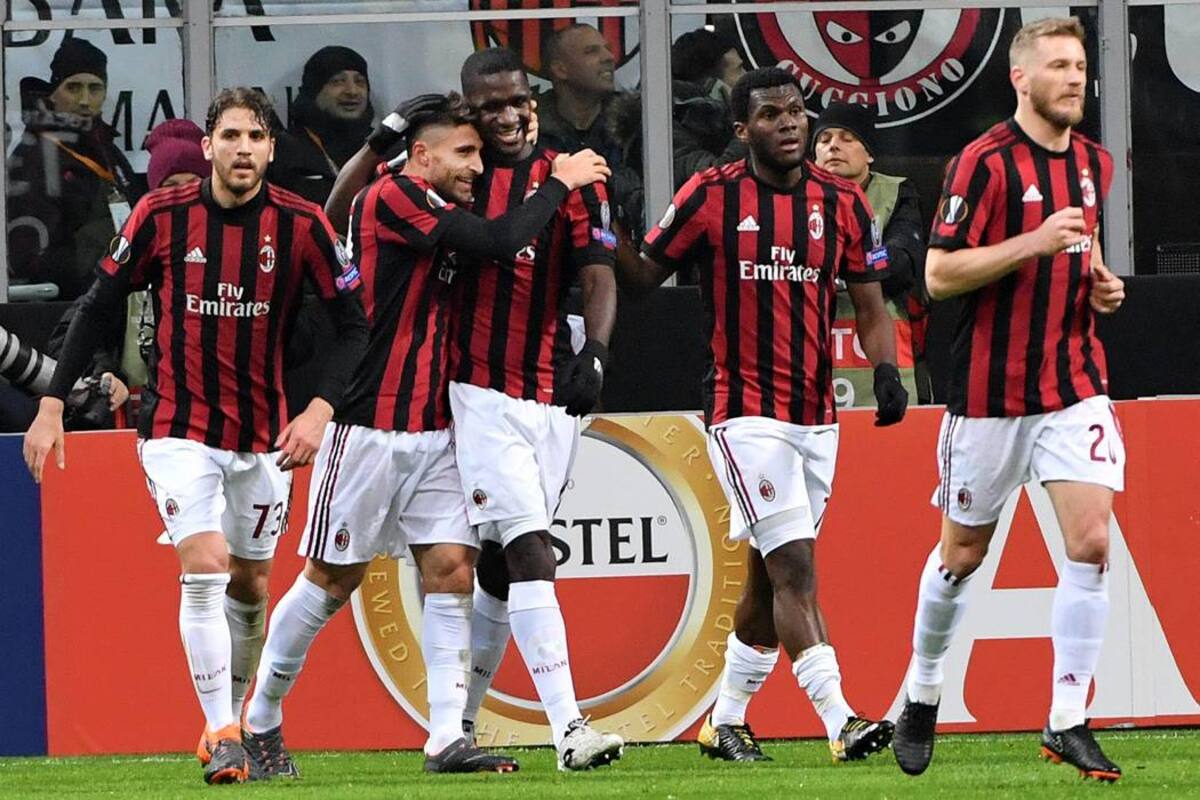 El defensa colombiano Cristian Zapata hizo parte de la clasificación del Milán italiano a los octavos de final de la Liga Europa. (Foto: EFE / VANGUARDIA LIBERAL)