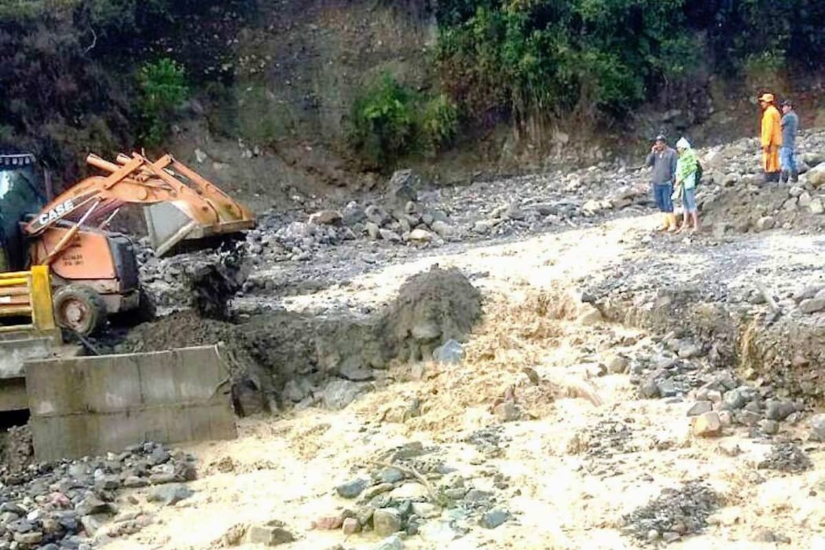 Este corredor vial entre Onzaga y San Joaquín, en los últimos dos meses, dice el alcalde Sanabria Aponte, ha resultado bloqueado en varias ocasiones en los últimos dos meses. (Foto: Suministrada / VANGUARDIA LIBERAL)