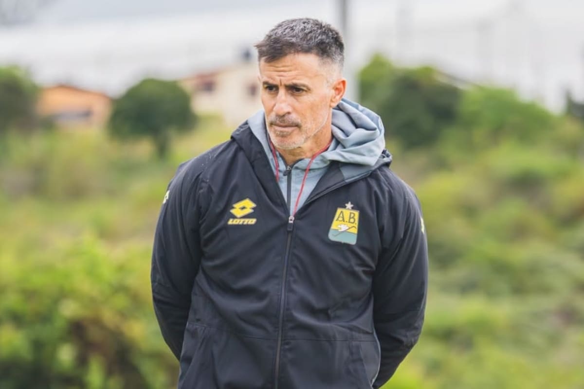 Pablo Peirano y su posición frente al duelo de Atlético Bucaramanga ante Deportes Tolima. Foto: Atlético Bucaramanga