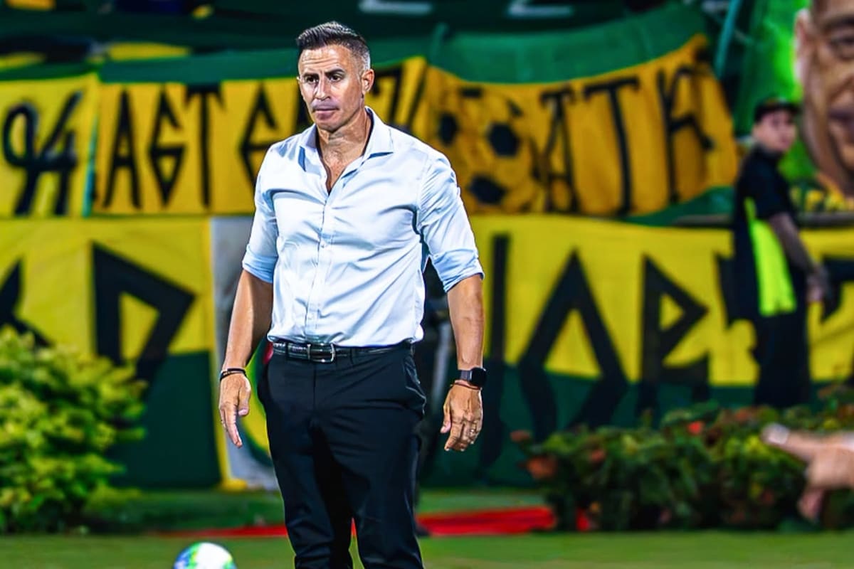 Pablo Peirano analizó la igualdad de su equipo, Atlético Bucaramanga, frente al América de Cali. Foto: Cortesía Atlético Bucaramanga.
