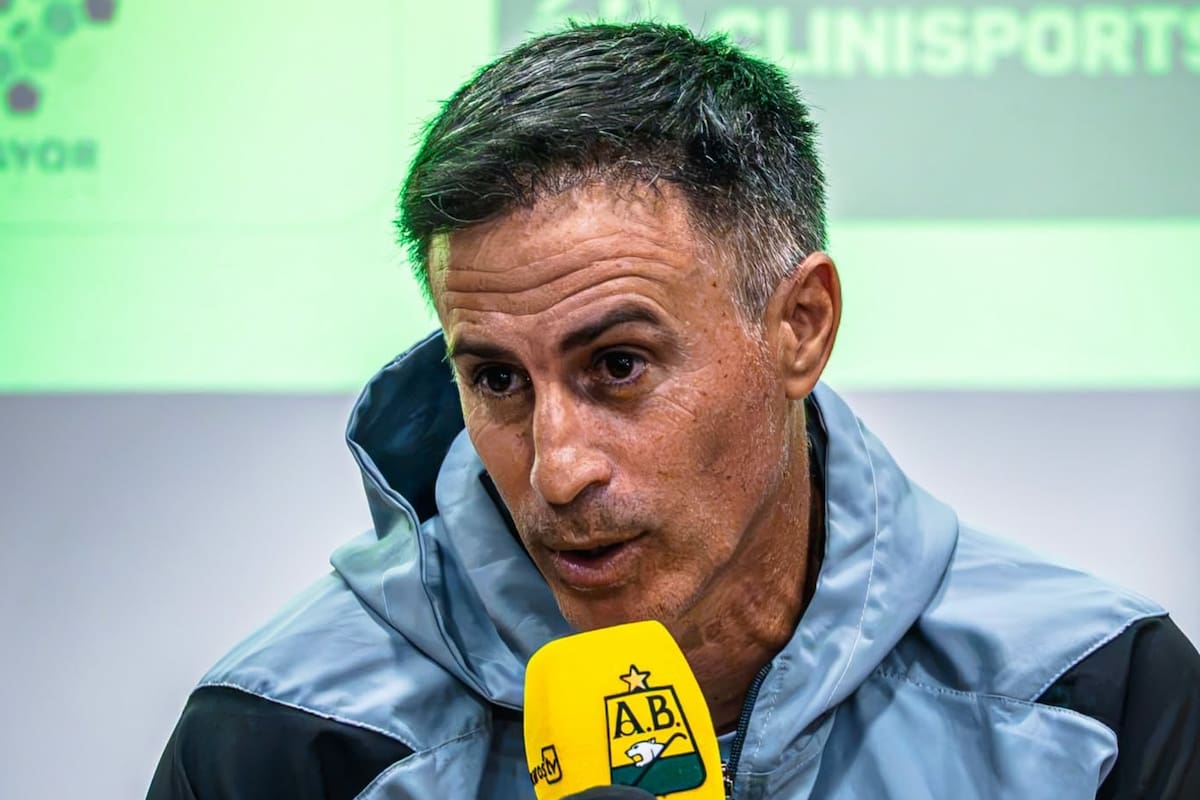 Pablo Peirano, entrenador de Atlético Bucaramanga. Foto: cortesía AB.