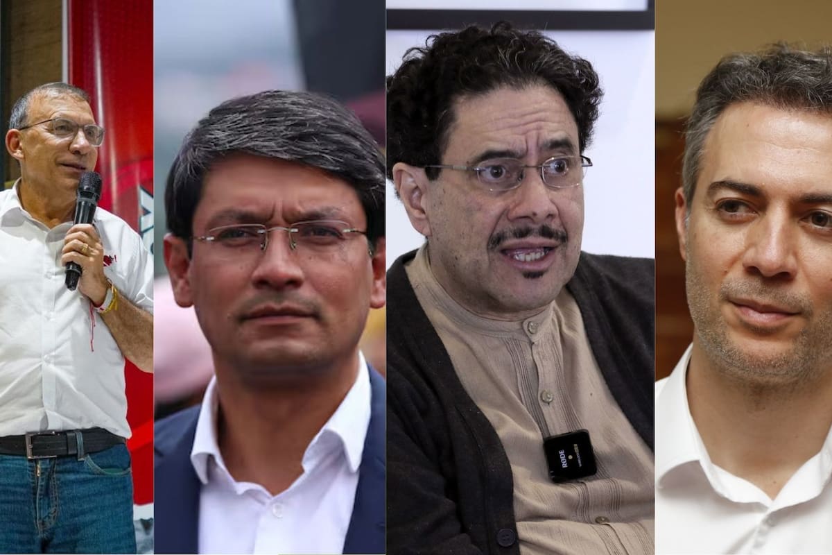 Roy Barreras, Camilo Romero, Iván Cepeda y Daniel Quintero, son por ahora, los registrados para la consulta de la izquierda. // Fotos: Cortesía - El Universal.