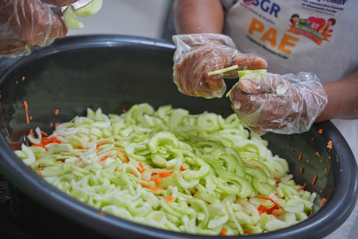 Ejecución del Programa de Alimentación Escolar en Bolívar. // Foto: cortesía - Gobernación de Bolívar