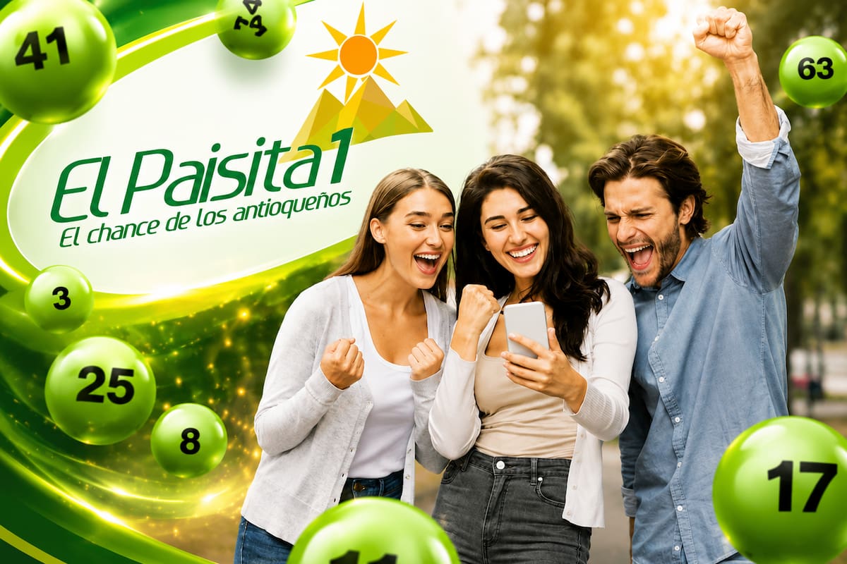 Conozca el número ganador del sorteo de hoy de El Paisita 1.