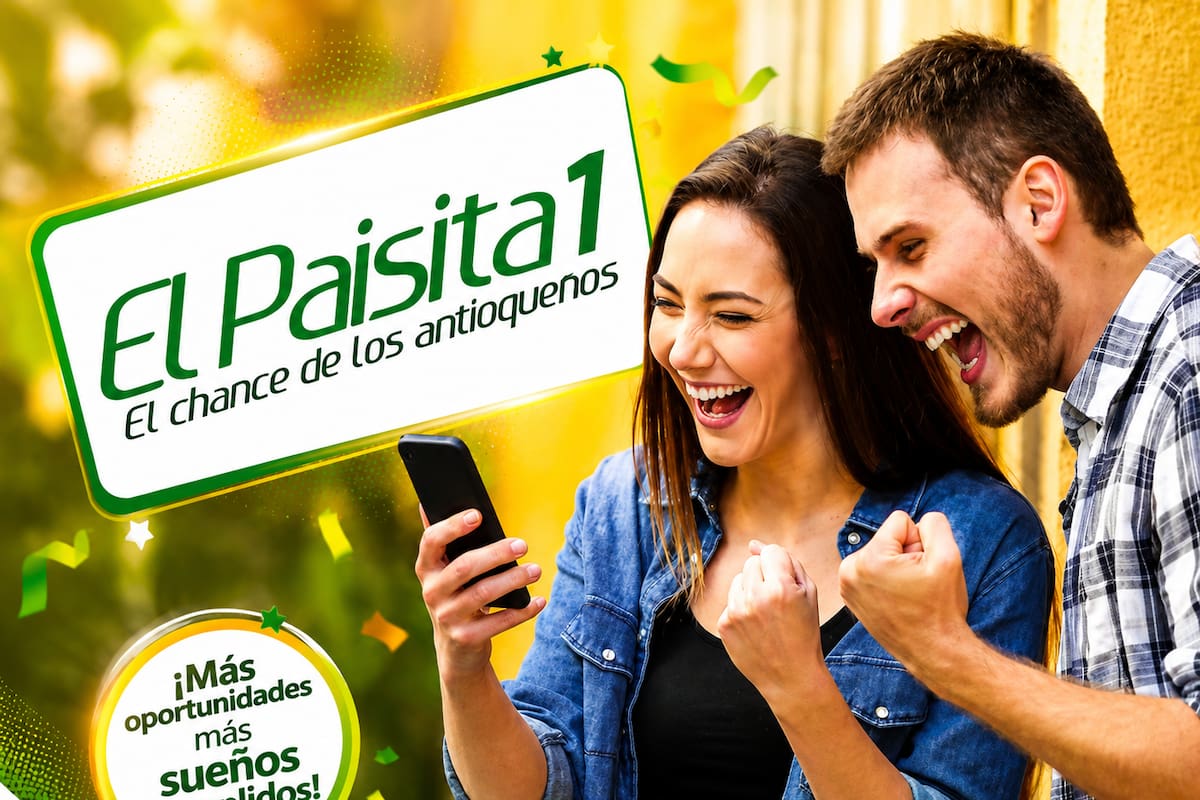 Sorteo de hoy del chance Paisita 1.