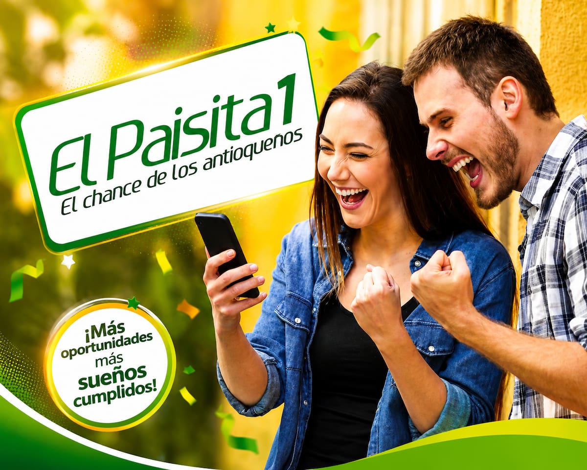 Sorteo de hoy del chance Paisita 1.