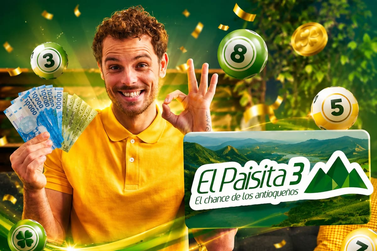 Sorteo de hoy del chance Paisita 3.