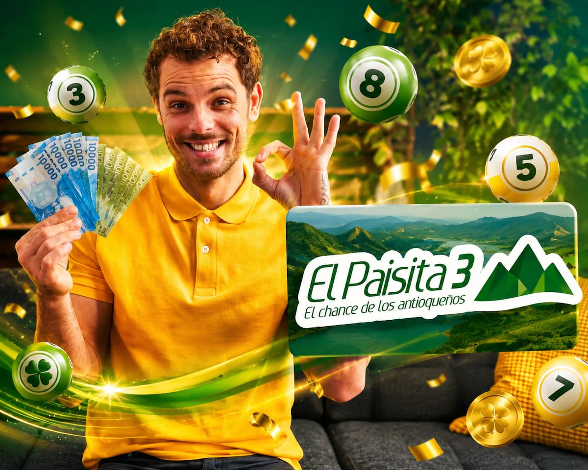 Sorteo de hoy del chance Paisita 3.