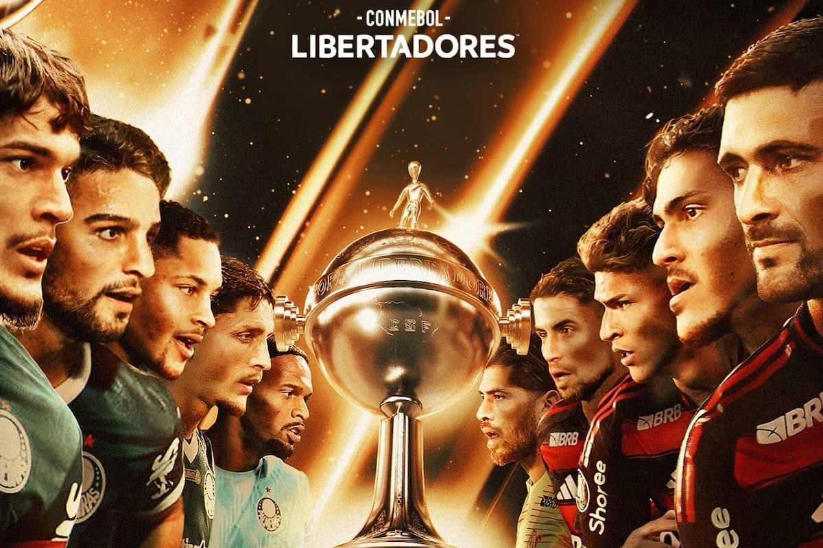 Palmeiras y Flamengo definen al primer “tetracampeón” brasileño de la Copa Libertadores. Foto: Conmebol Libertadores.