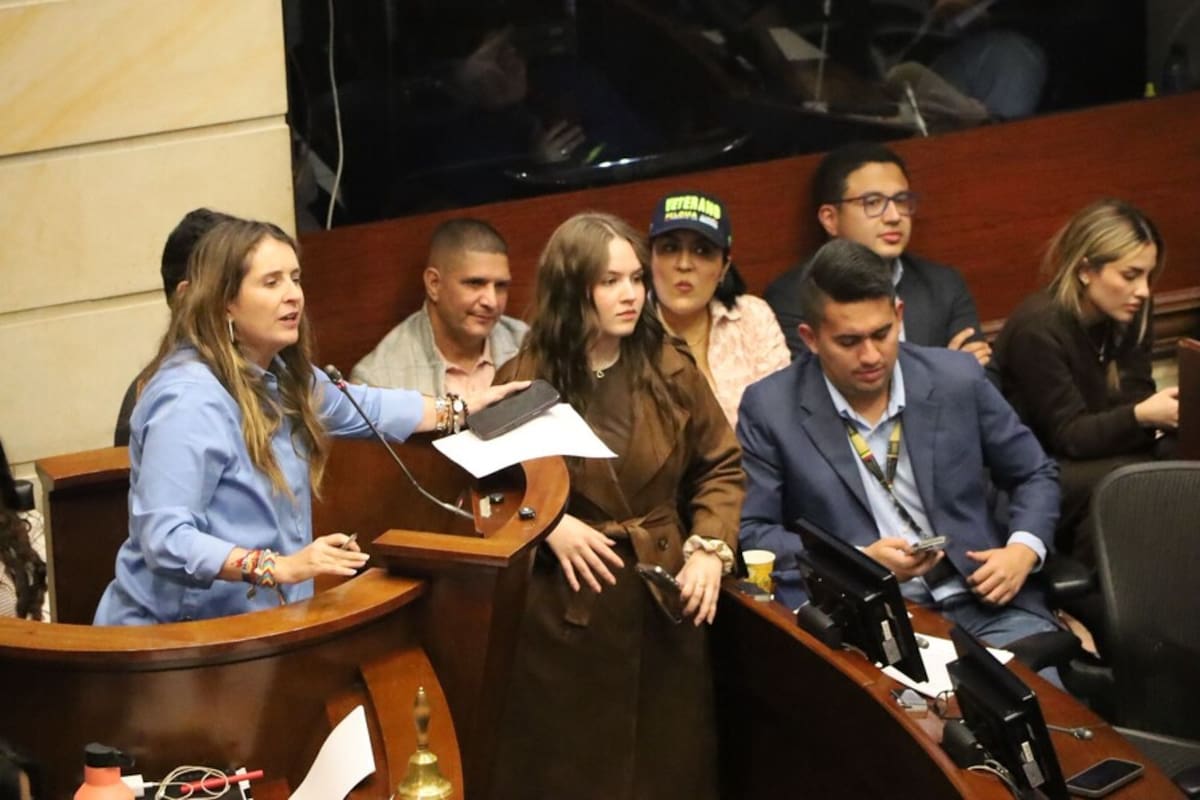 Paloma Valencia, candidata presidencial por el partido Centro Democrático.
Foto: Senado.