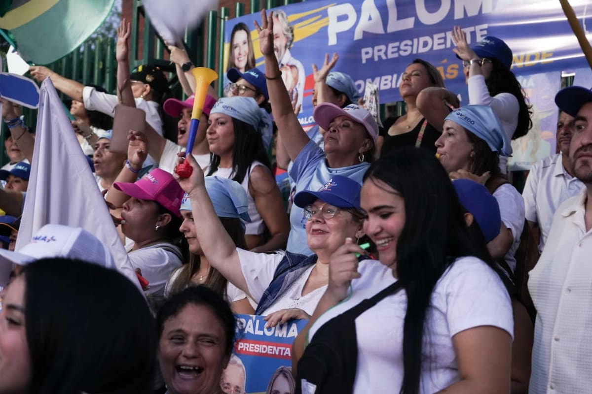 Paloma Valencia cierra su campaña en Santander con evento masivo en Floridablanca | Foto Byron Pérez