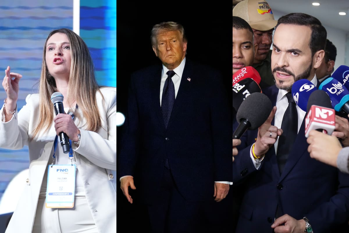El gobierno DE Donald Trump, lanzó una fuerte advertencia sobre las amenazas contra los candidatos presidenciales colombianos Paloma Valencia y Abelardo De la Espriella. // Foto: generada con imágenes de Colprensa y EFE.
