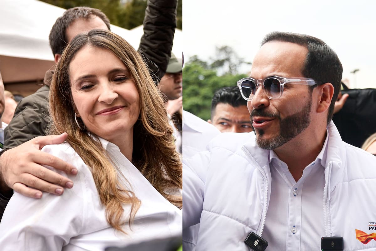 Candidatos a la presidencia de la República: Paloma Valencia y Abelardo de la Espiella. /Imágen creada con fotos de COLPRENSA.