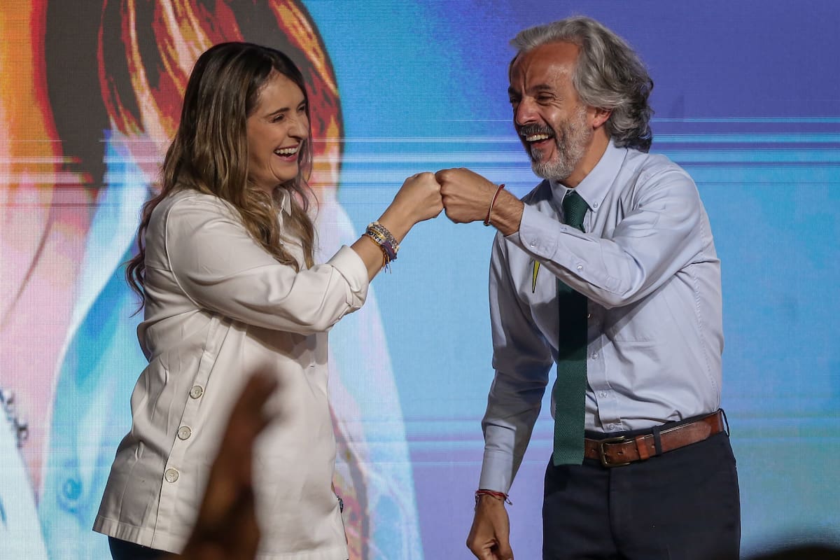 Paloma Valencia y Juan Daniel Oviedo. // Foto: Colprensa