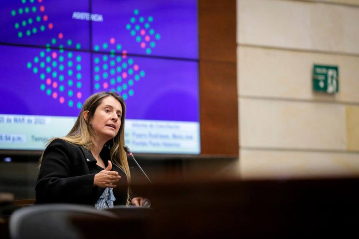 La senadora del Centro Democrático Paloma Valencia ha sido una de las primeras en criticar la iniciativa (Colprensa / VANGUARDIA)