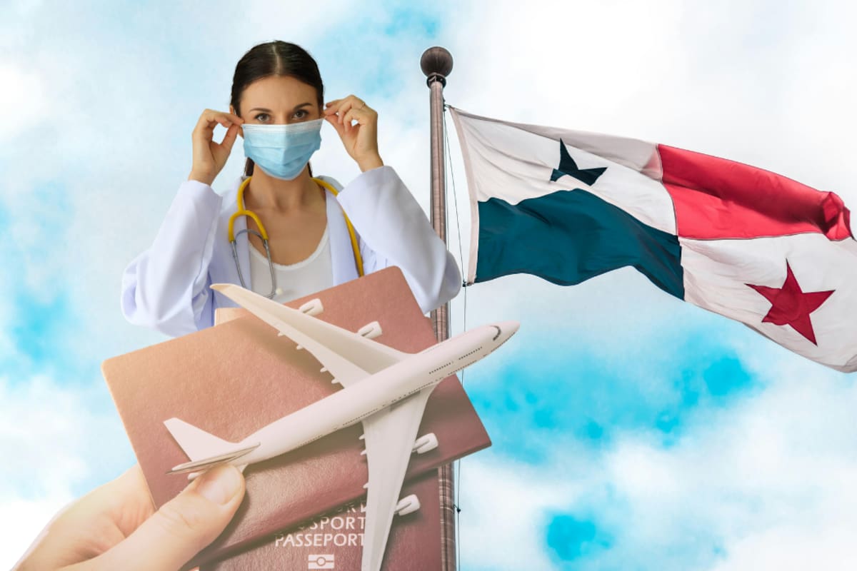 Los turistas internacionales que ingresen a Panamá por vía aérea tendrán acceso a un seguro médico gratuito durante sus primeros 10 días de estadía. Fotomontaje: Canva.