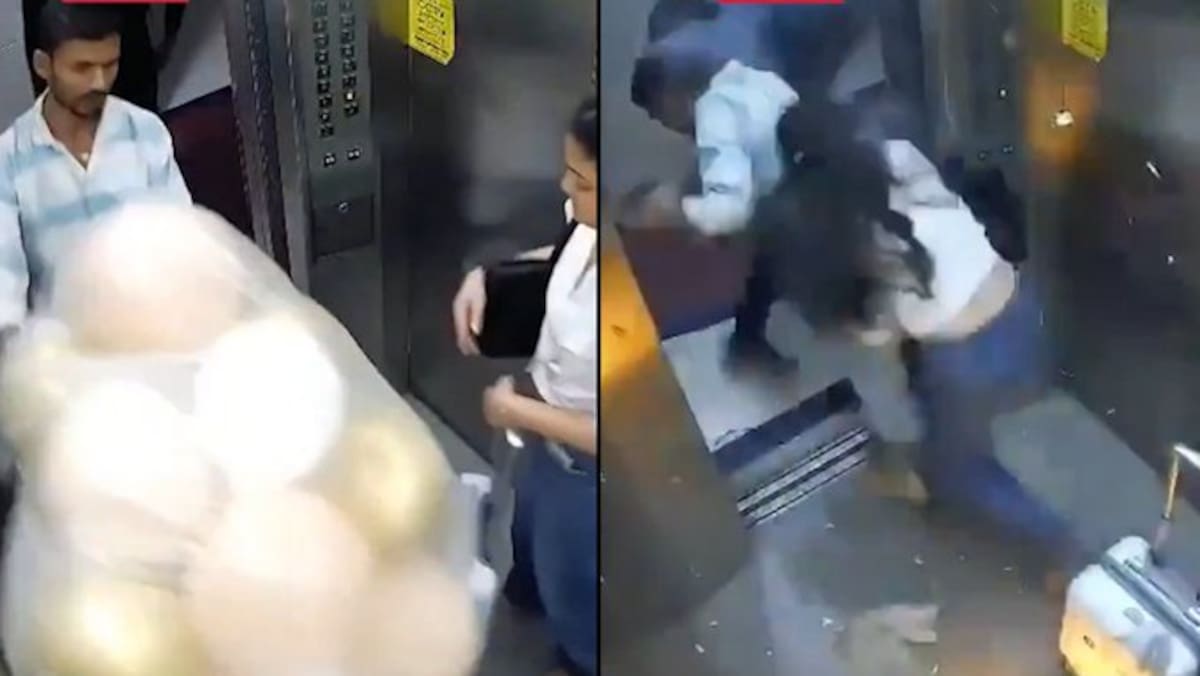 Explosión en un ascensor por globos con gas: tres personas resultaron heridas.