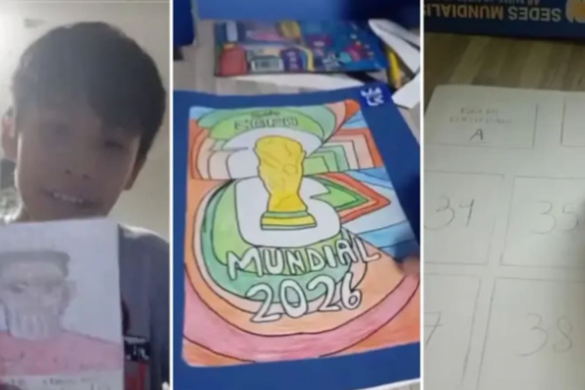 La creatividad y pasión de un niño por el fútbol emocionaron a miles de usuarios en redes sociales.
