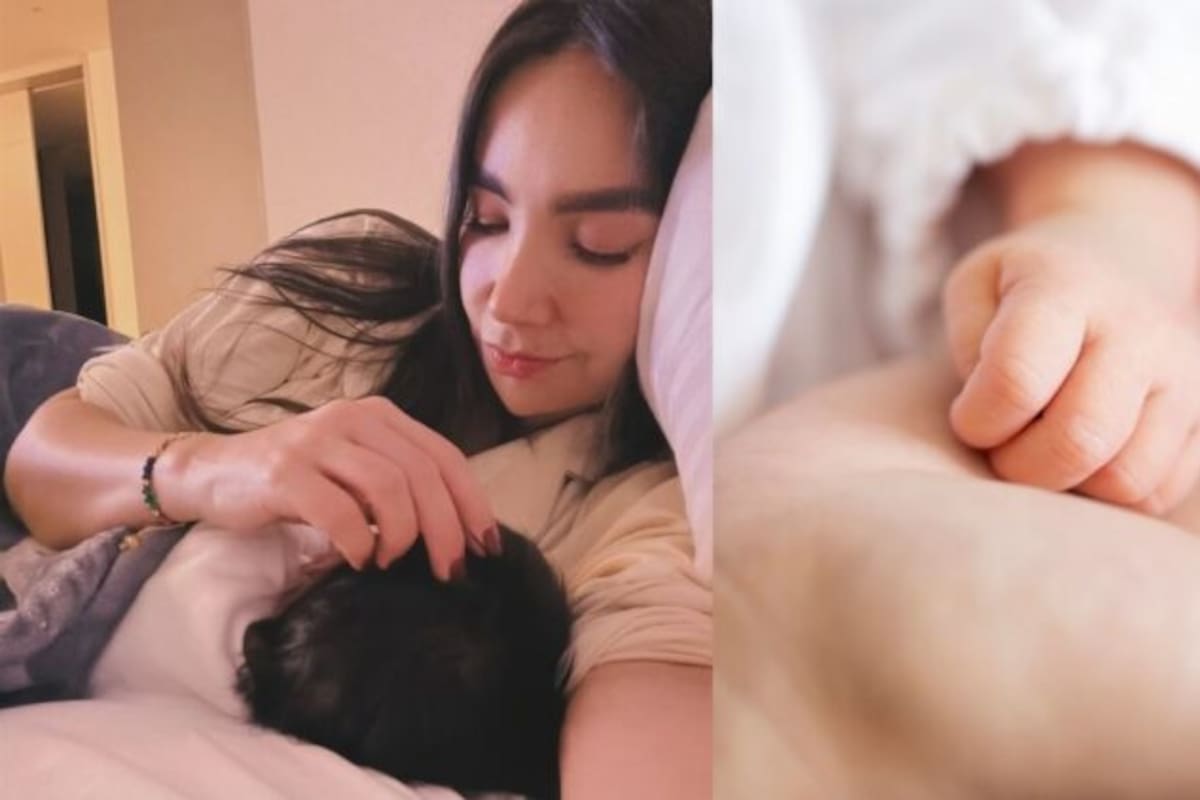 La cantante de 42 años y casada con Jessi Uirbe disfruta tiempo de calidad con su bebé que está por cumplir un mes de vida desde su llegada al mundo.