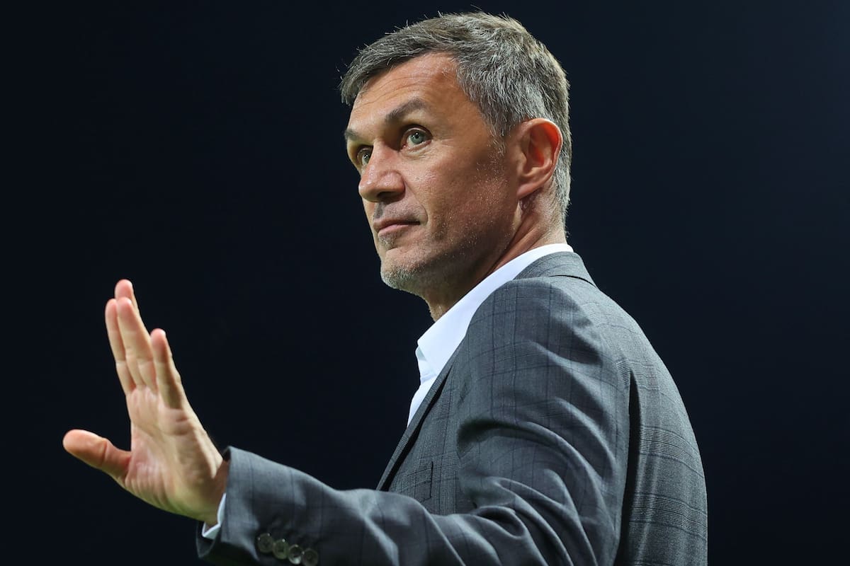 Paolo Maldini aclaró que Italia sueña grande: Guardiola y Ancelotti, candidatos a la selección. (Italia) EFE/EPA/PAOLO MAGNI