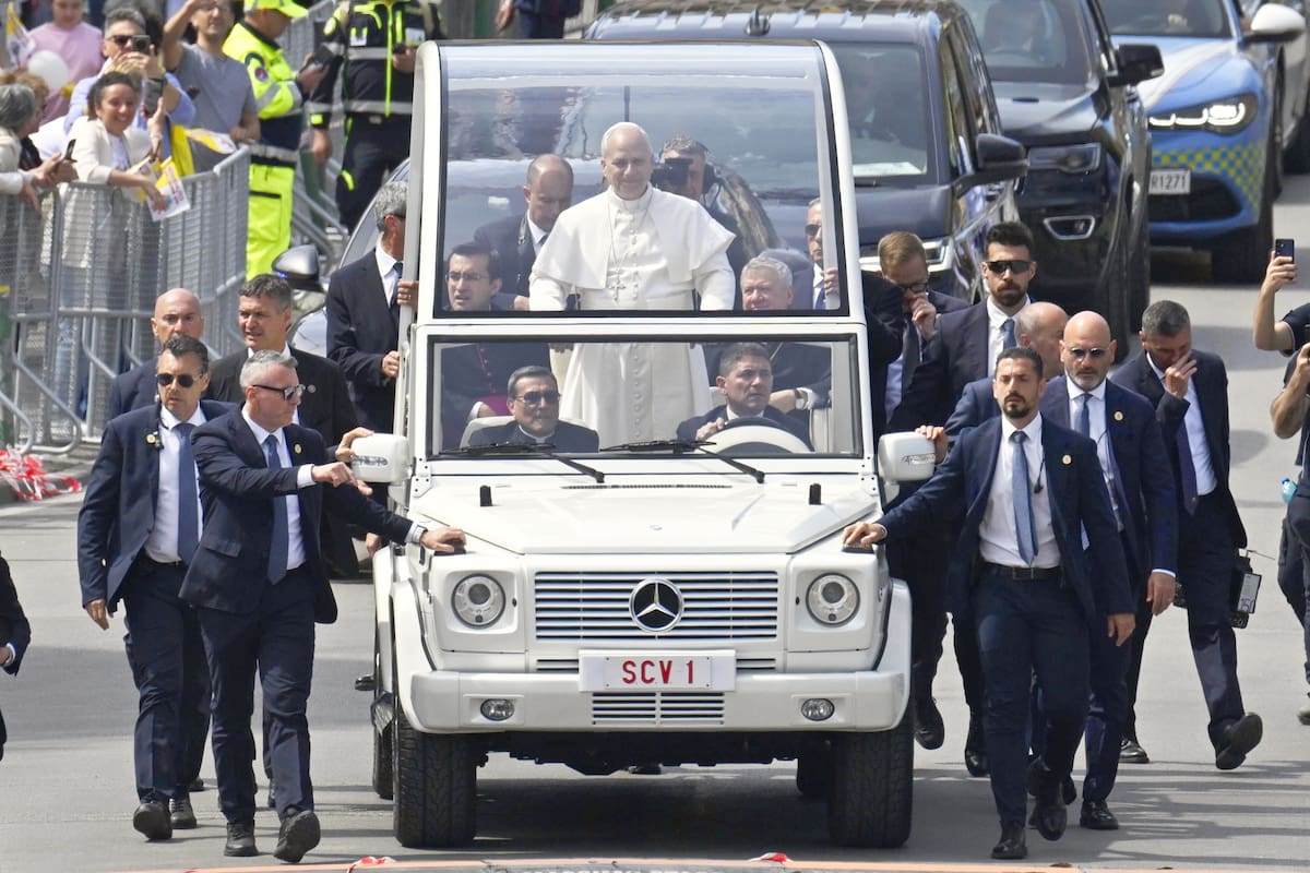 Durante su viaje apostólico a España, Prevost recorrerá la capital, Barcelona, Gran Canaria y Tenerife hasta el 12 de junio. EFE/EPA/CESARE ABBATE