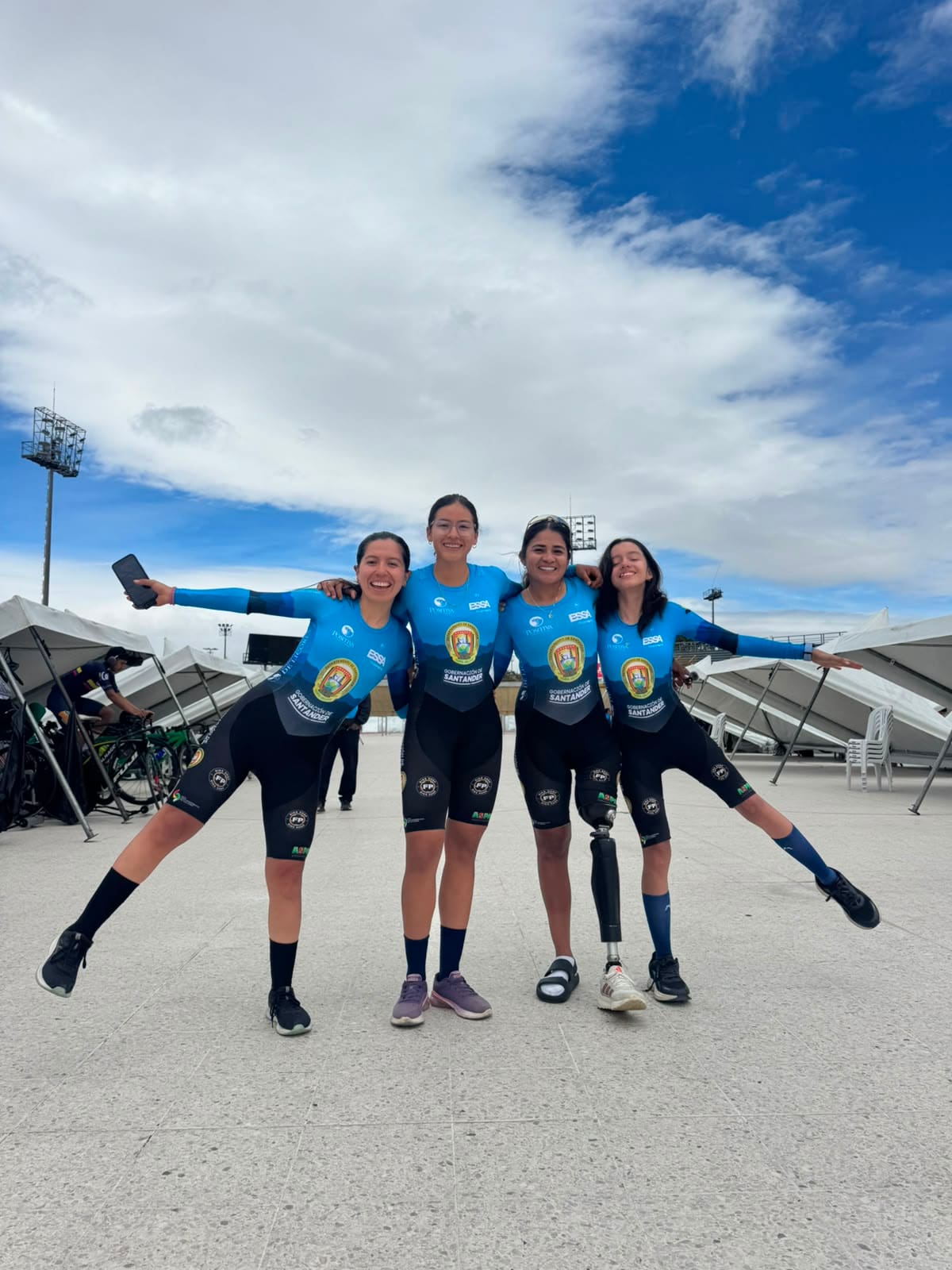 El paracycling de Santander enfrenta dificultades por la falta de apoyo. Foto: Suministrada.