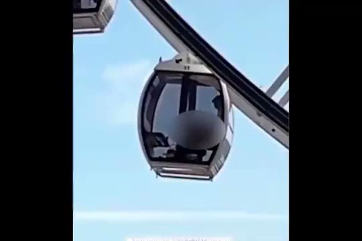 Sexo en las alturas en Ucrania.